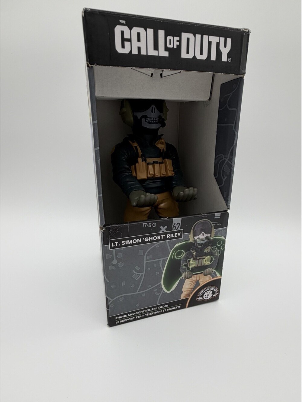 Call of Duty Lt. Simon Ghost Riley Cable Guys Phone Controller Holder Figure